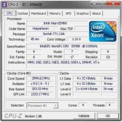 Xeon E5450 3.0ghz quadcore 12mb cashe geheugen