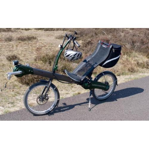 Flevobike Greenmachine met tas en verlichting