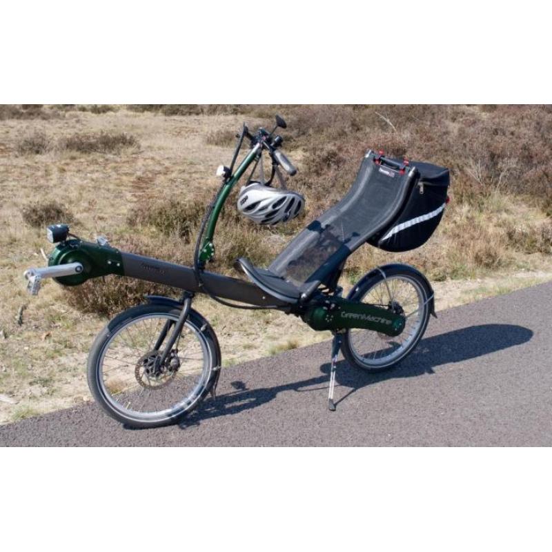 Flevobike Greenmachine met tas en verlichting