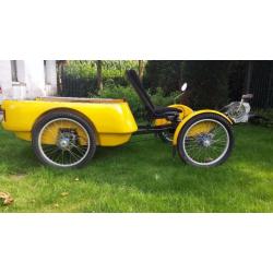 Transport ligfiets met trapondersteuning.