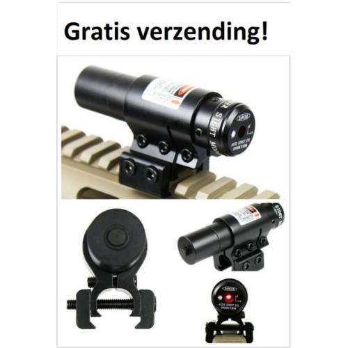 Laser red dot luchtbuks kijker vizier airsoft geweer gratis