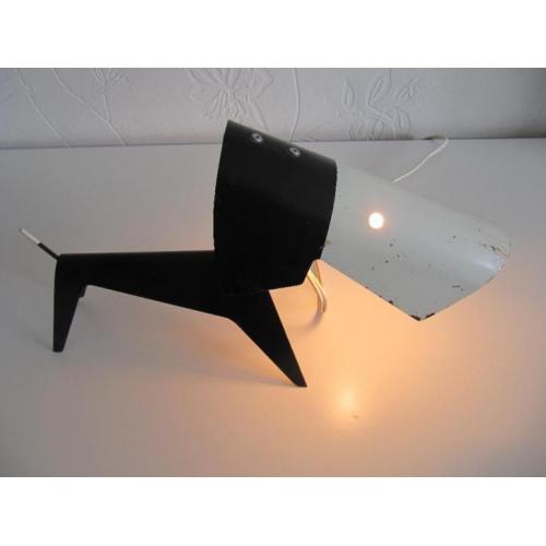 Zeldzame Tafel lamp Jean Boris Lacroix DOG LAMP vintage 50's