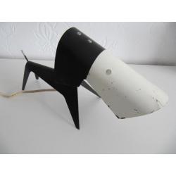 Zeldzame Tafel lamp Jean Boris Lacroix DOG LAMP vintage 50's