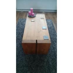 Teakhouten salontafel