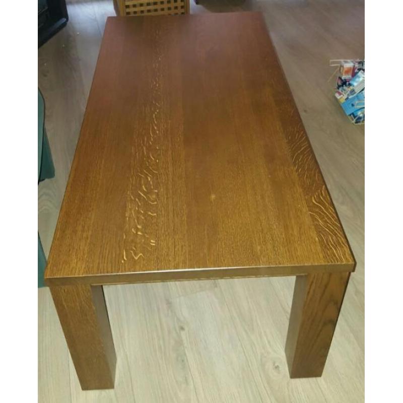 Eikenhouten salontafel