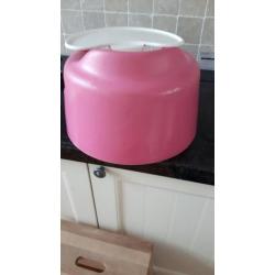 Zgan BUMBO SEAT ROZE MET PLAYTRAY