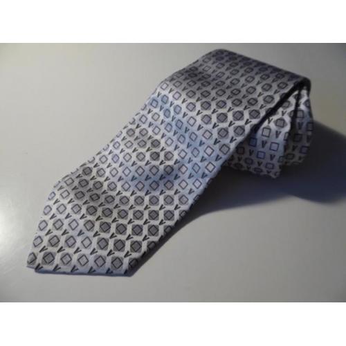 Elegante Stropdas Gianni Versace grijs met logo. Nieuw!