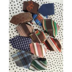 Set vintage stropdassen 10+ stuks