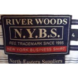 by Just: River Woods, elegant gestreept dress shirt M