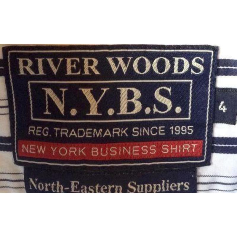 by Just: River Woods, elegant gestreept dress shirt M