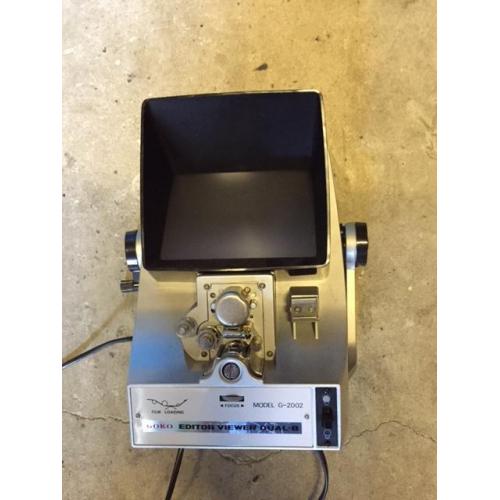 Super 8 filmeditor viewer