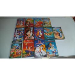 PRACHTIGE VHS VIDEOBANDEN waaronder veel disney videobanden