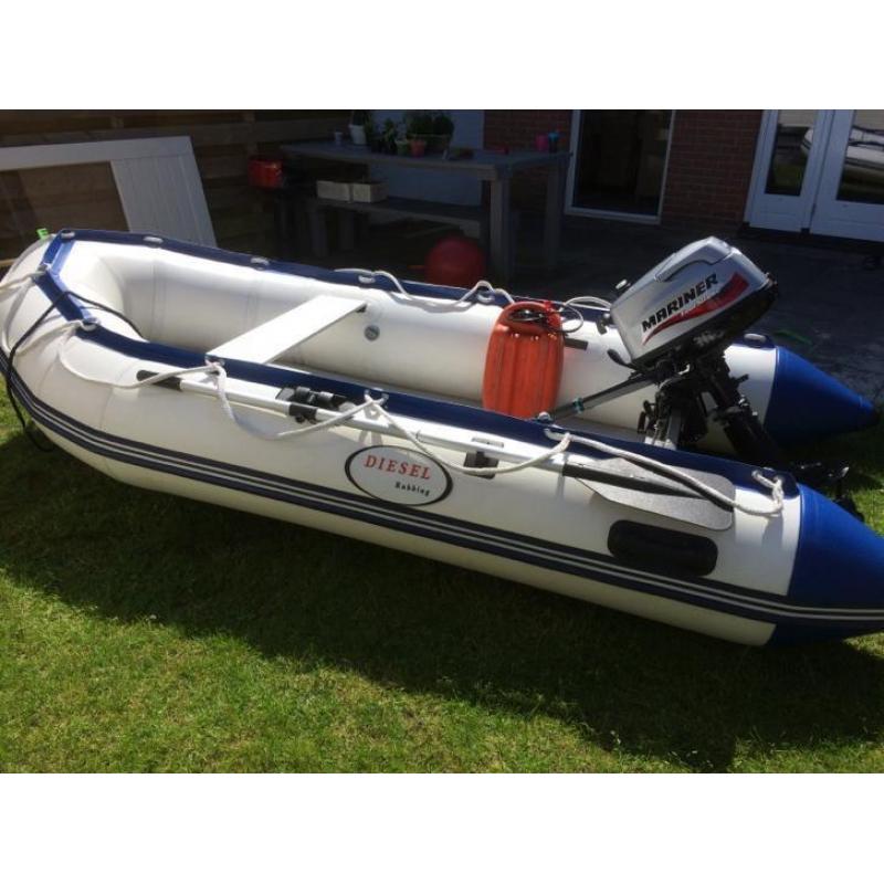 Rubberboot complete set incl. 5pk 4takt mariner (2011)