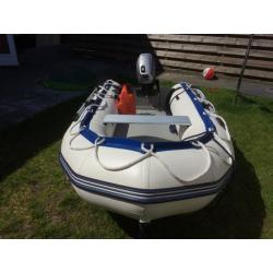 Rubberboot complete set incl. 5pk 4takt mariner (2011)