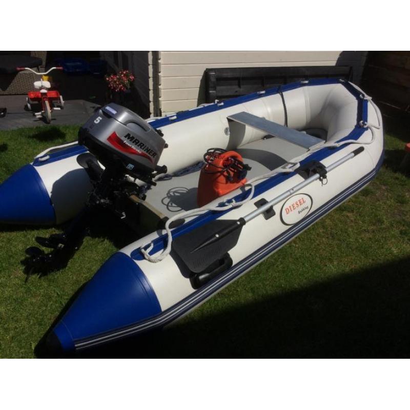 Rubberboot complete set incl. 5pk 4takt mariner (2011)