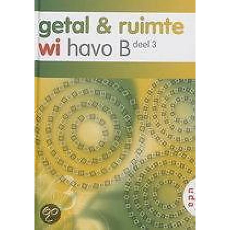 9789011098763 Getal en Ruimte Wi Havo B dl 3