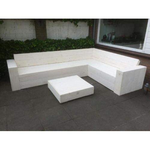 Steigerhouten lounge set