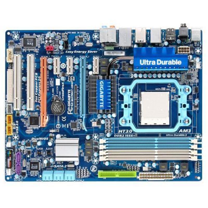 Gigabyte GA-MA790XT-UD4P moederbord (AM3,DDR3, PCI-E 2.0 x16