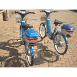 2 splinter nieuwe elektrische fietsen