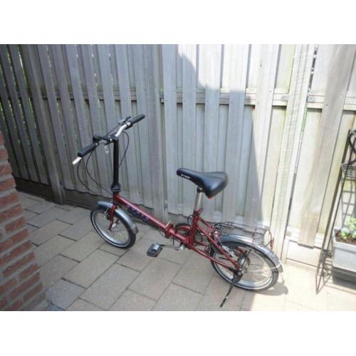 vouwfiets rood in gebruikte staat merk kyoso