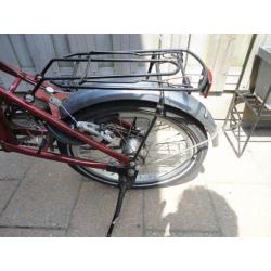 vouwfiets rood in gebruikte staat merk kyoso