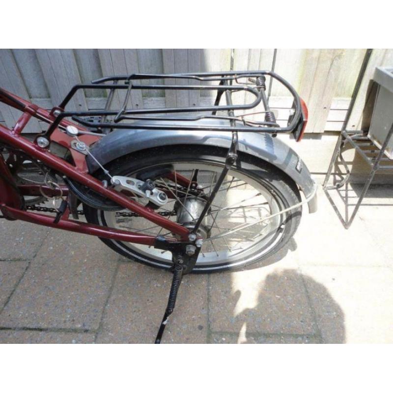 vouwfiets rood in gebruikte staat merk kyoso