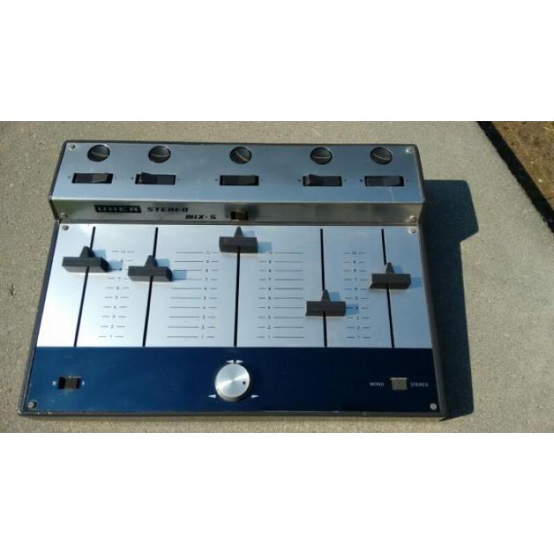 Uher stereo mix-5 A-121 vintage mengpaneel