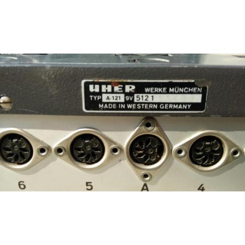 Uher stereo mix-5 A-121 vintage mengpaneel