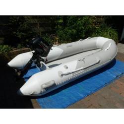 Rubberboot met 5 pk motor
