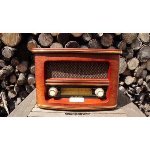 Retro radio met cd, mp3 en usb