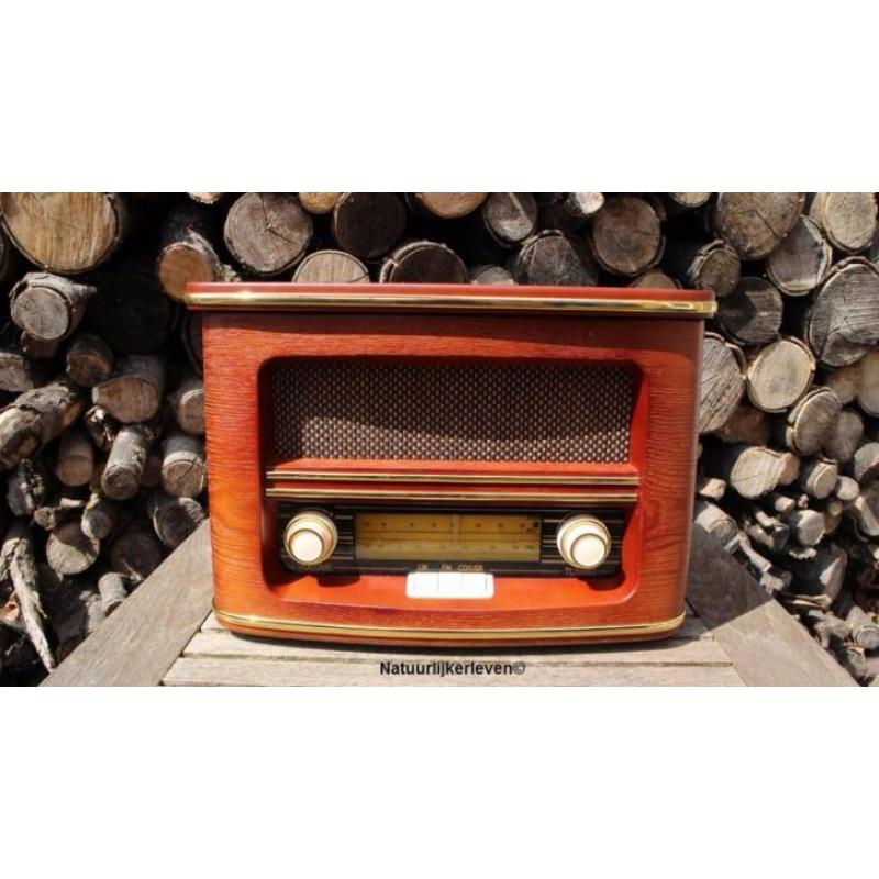Retro radio met cd, mp3 en usb