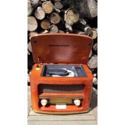 Retro radio met cd, mp3 en usb