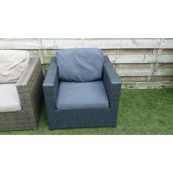 2x tuinstoel loungestoel fautuil