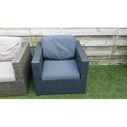 2x tuinstoel loungestoel fautuil
