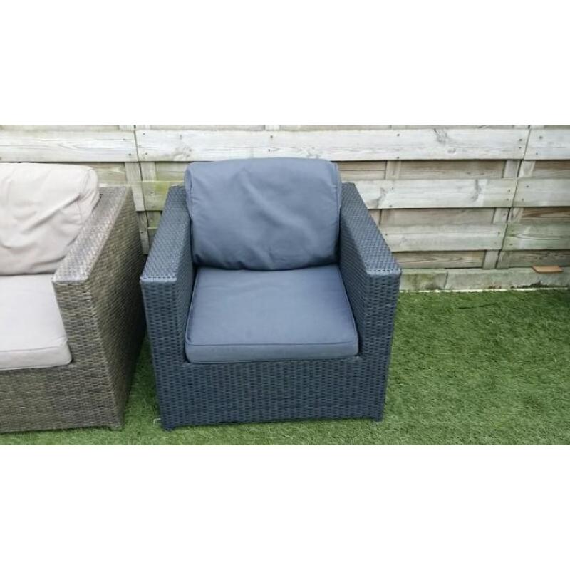 2x tuinstoel loungestoel fautuil