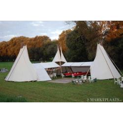 Tipi, stretchtent, flextent, yurt, en meer te koop te huur