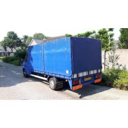 MB Sprinter 411CDI open laadbak met huif