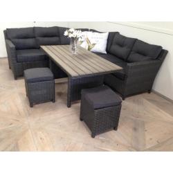 Bali Xl MB grijs, Lounge diningset ,