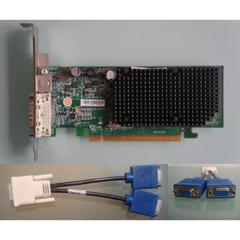 DELL ATI X1300 Pro, 256MB, PCI-E, inclusief splitterkabel.