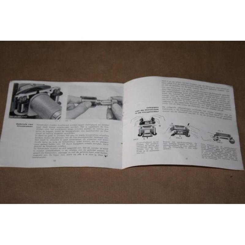 Oude handleiding Leitz Prado Porjector - Ca 1955 !!