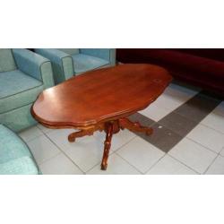 Ovalen Biedermeier salontafel