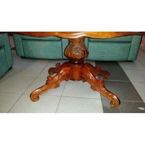 Ovalen Biedermeier salontafel
