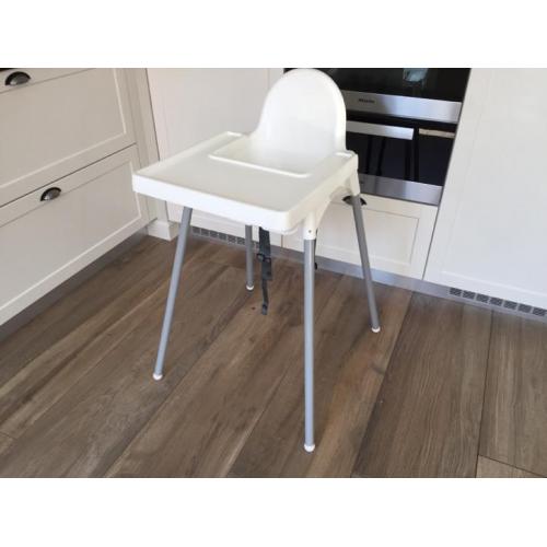 Kinderstoel wit Ikea afneembaar blad
