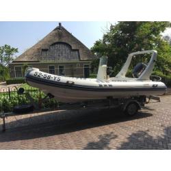 Promarine RIB met 90pk Suzuki 4 takt en trailer
