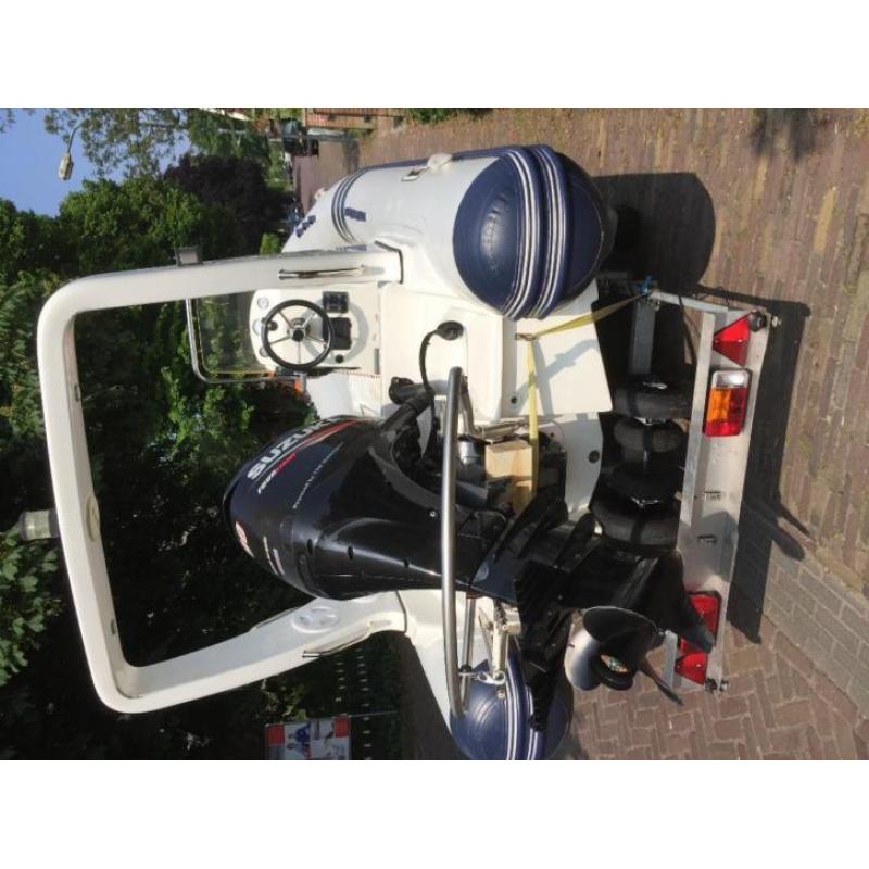 Promarine RIB met 90pk Suzuki 4 takt en trailer