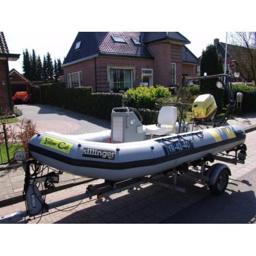 RIB rubberboot + 50 PK Mercury 2tact + Kanteltrailer.