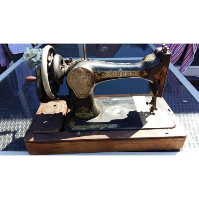 antieke singer naaimachine