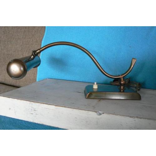 Antieke bureaulamp/pianolamp/ artdecolamp