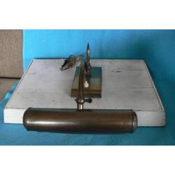 Antieke bureaulamp/pianolamp/ artdecolamp