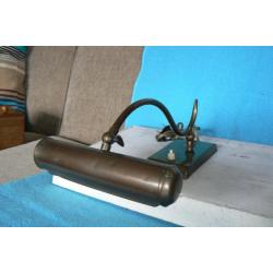 Antieke bureaulamp/pianolamp/ artdecolamp